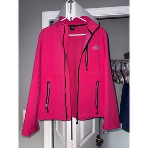 The North Face Summit Series Pink Softshell Fleece Lined Jacket Womens Medium